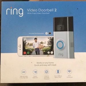 NEW/SEALED RING VIDEO DOORBELL 2